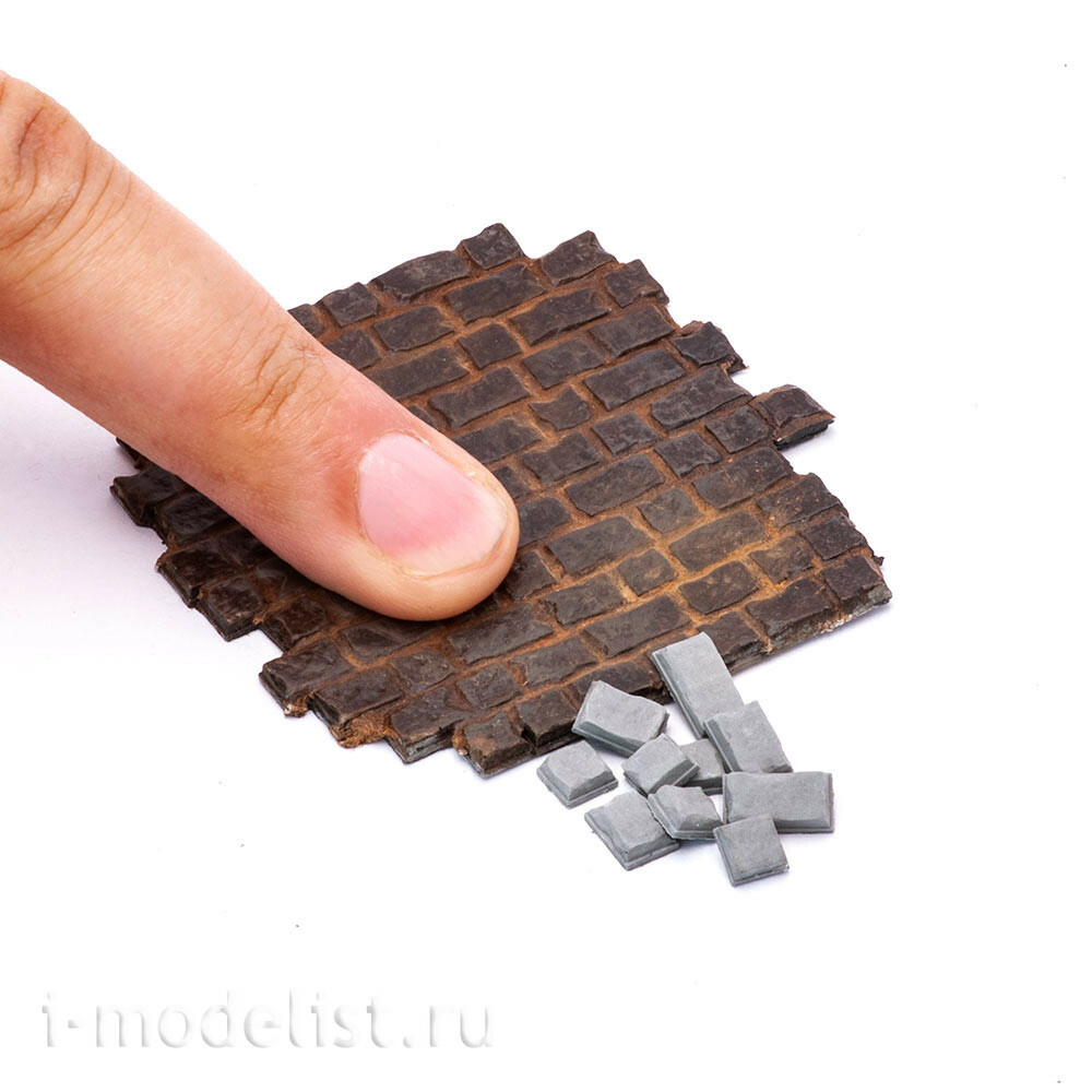 T-104 MiniWarPaint Инструмент (молд) для создания брусчатки, размер L