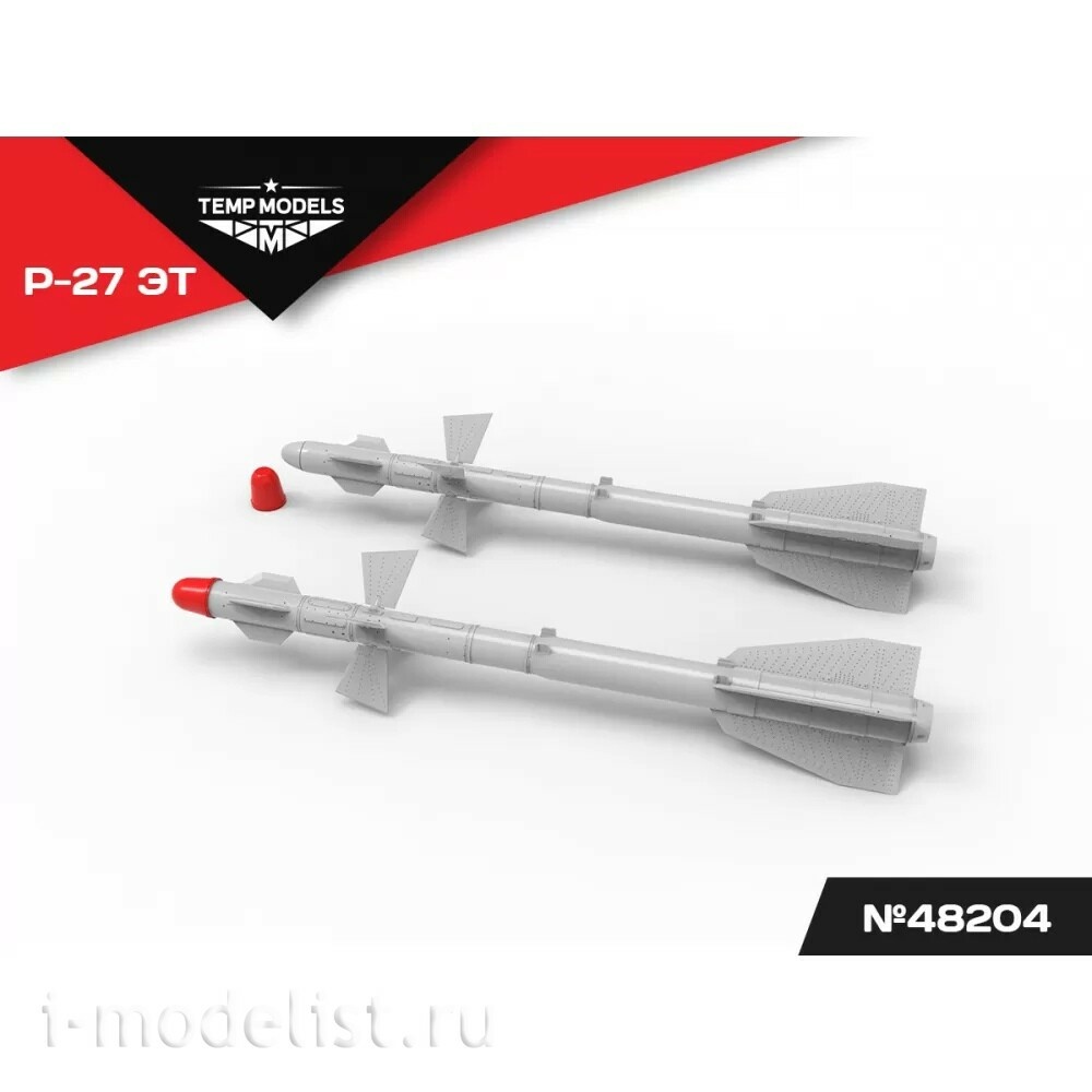 48204 TEMP MODELS 1/48 Управляемая ракета Р-27 ЭТ