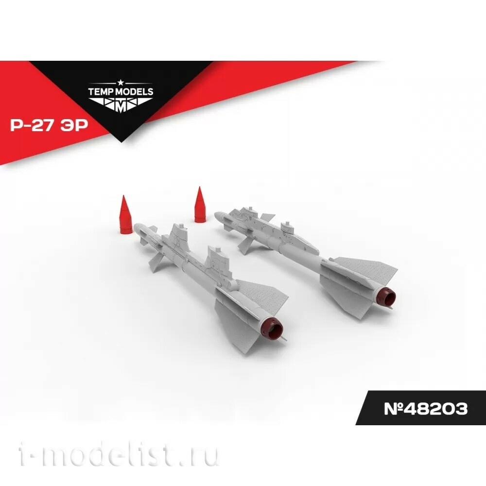 48203 TEMP MODELS 1/48 Управляемая ракета Р-27 ЭР