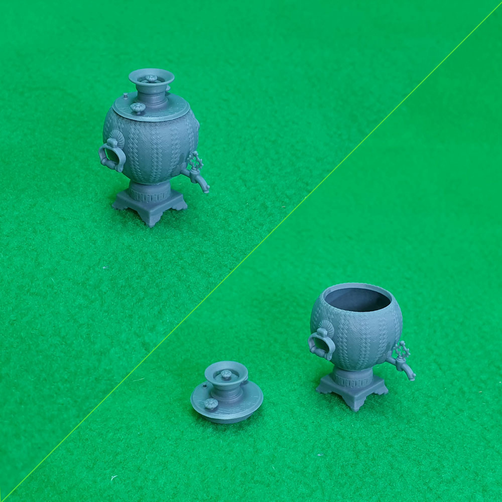 6043 СВмодель 1/12 Самовар 