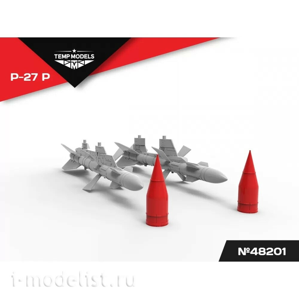 48201 TEMP MODELS 1/48 Управляемая ракета Р-27 Р