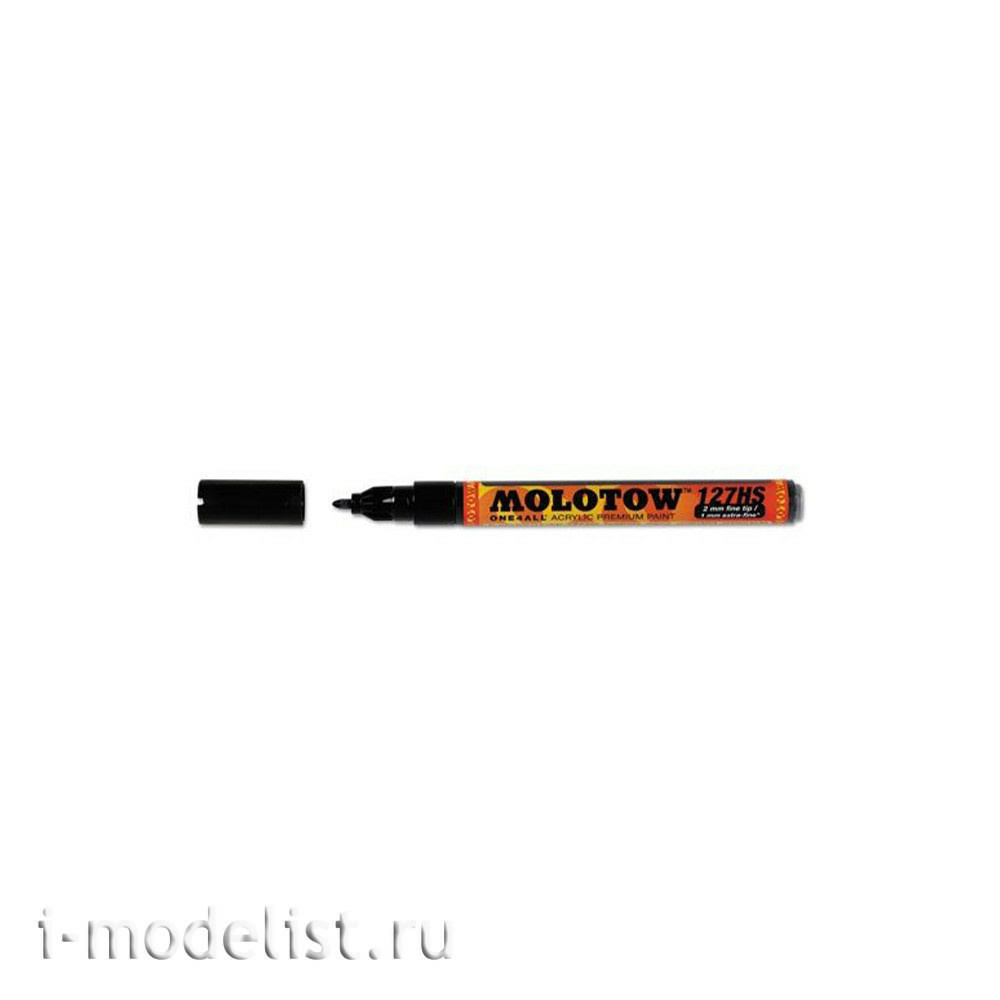 127101 Molotow Маркер 127HS-EF ONE4ALL #180 Черный 1мм