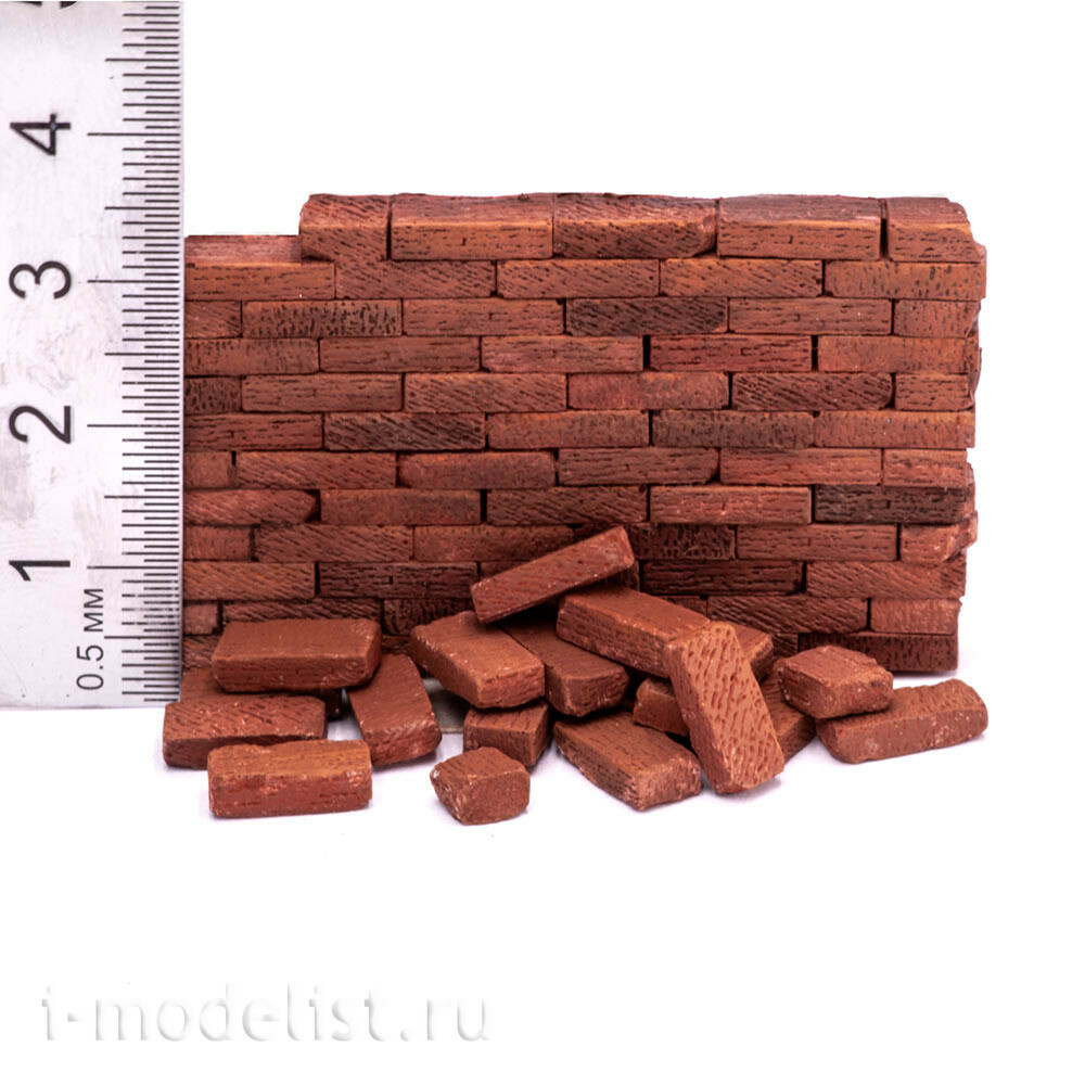 T-099 MiniWarPaint Инструмент (молд) для создания кирпичей одинарных, размер L