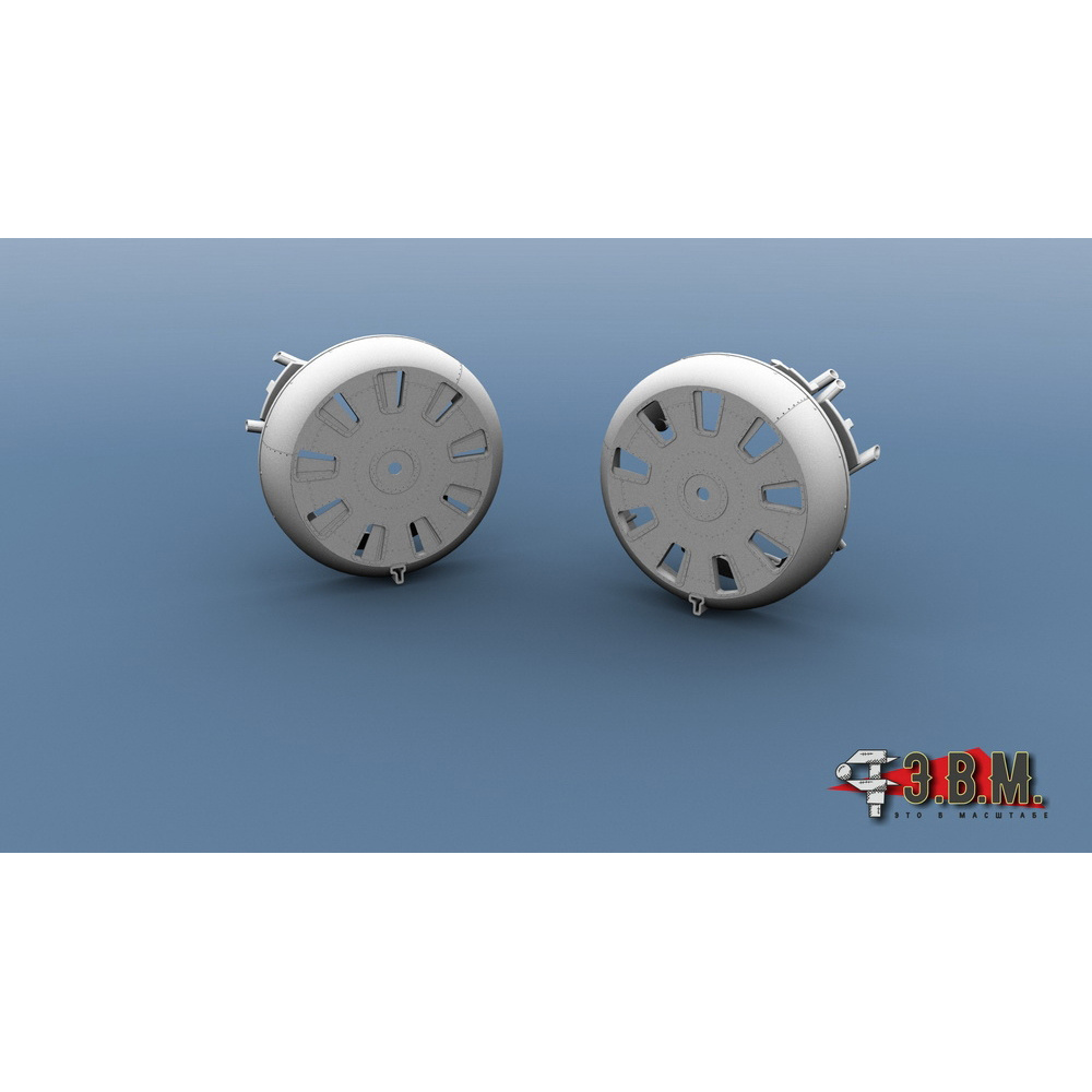 RS72035 Э.В.М. 1/72 Облицовка капота для И-16 (с воздухозаборником) и выхлопные патрубки