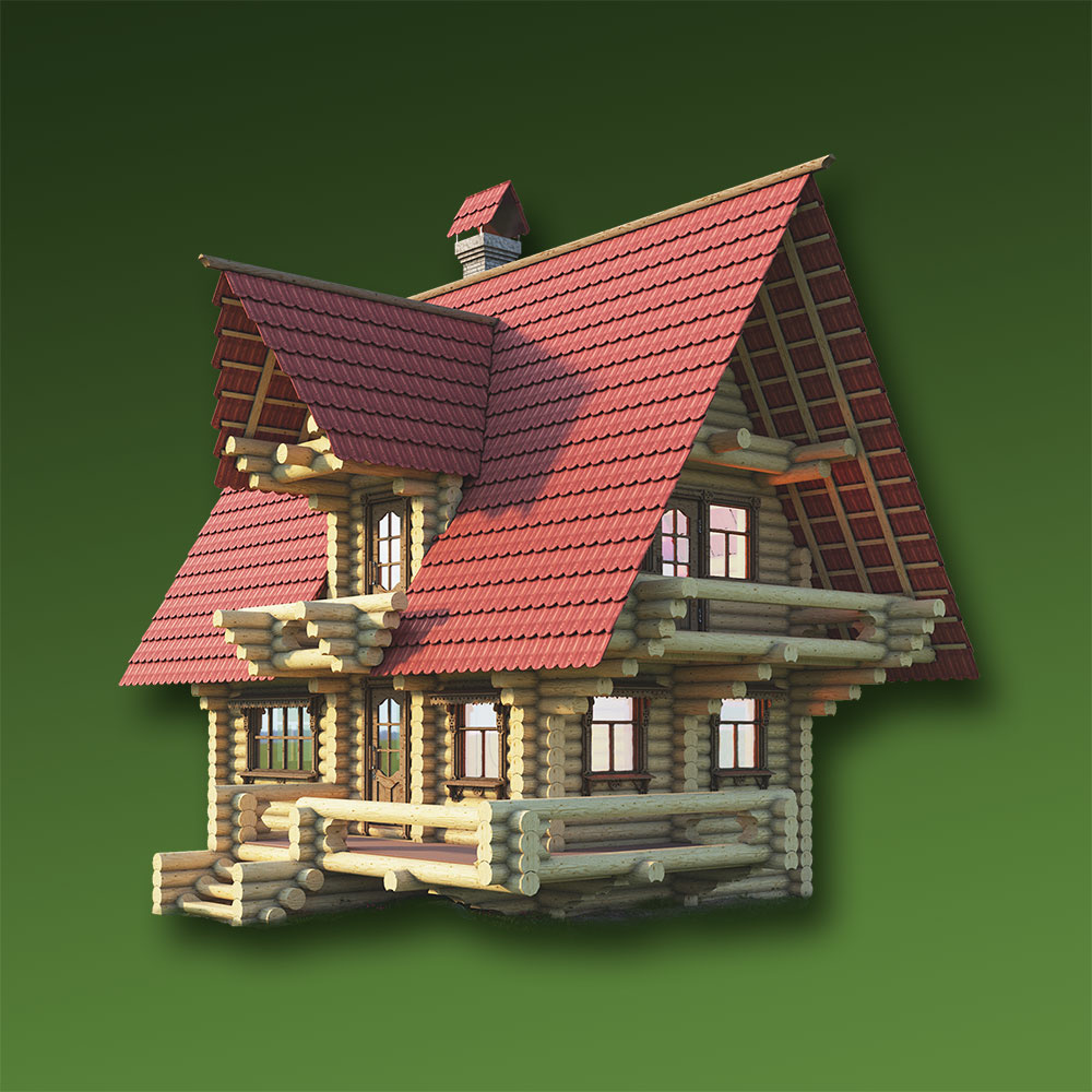 3509 СВмодель 1/35 Охотничий домик