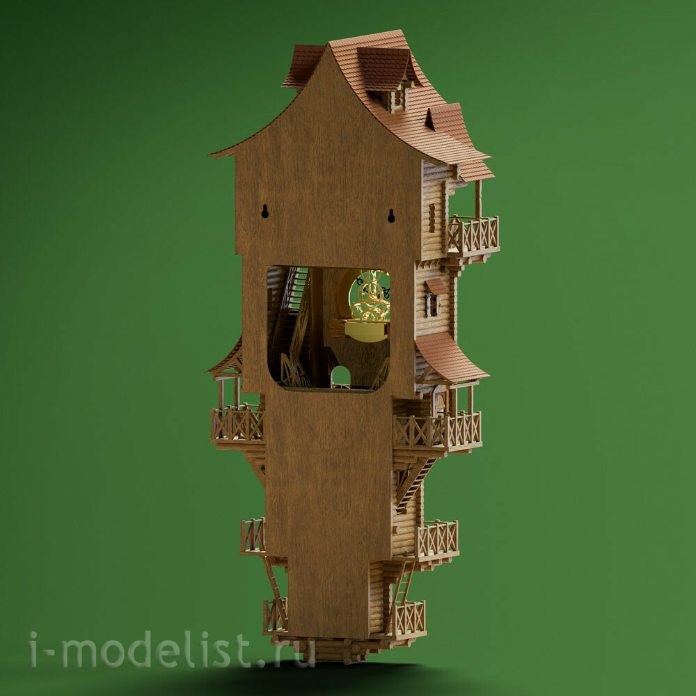 7007 СВмодель 1/35 Деревянные часы 