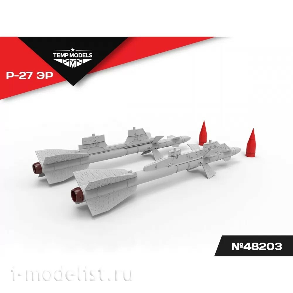 48203 TEMP MODELS 1/48 Управляемая ракета Р-27 ЭР
