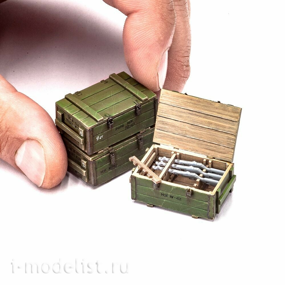 S-280 MiniWarPaint 1/35 Ящик пистолета-пулемета Шпагина (ППШ-41)