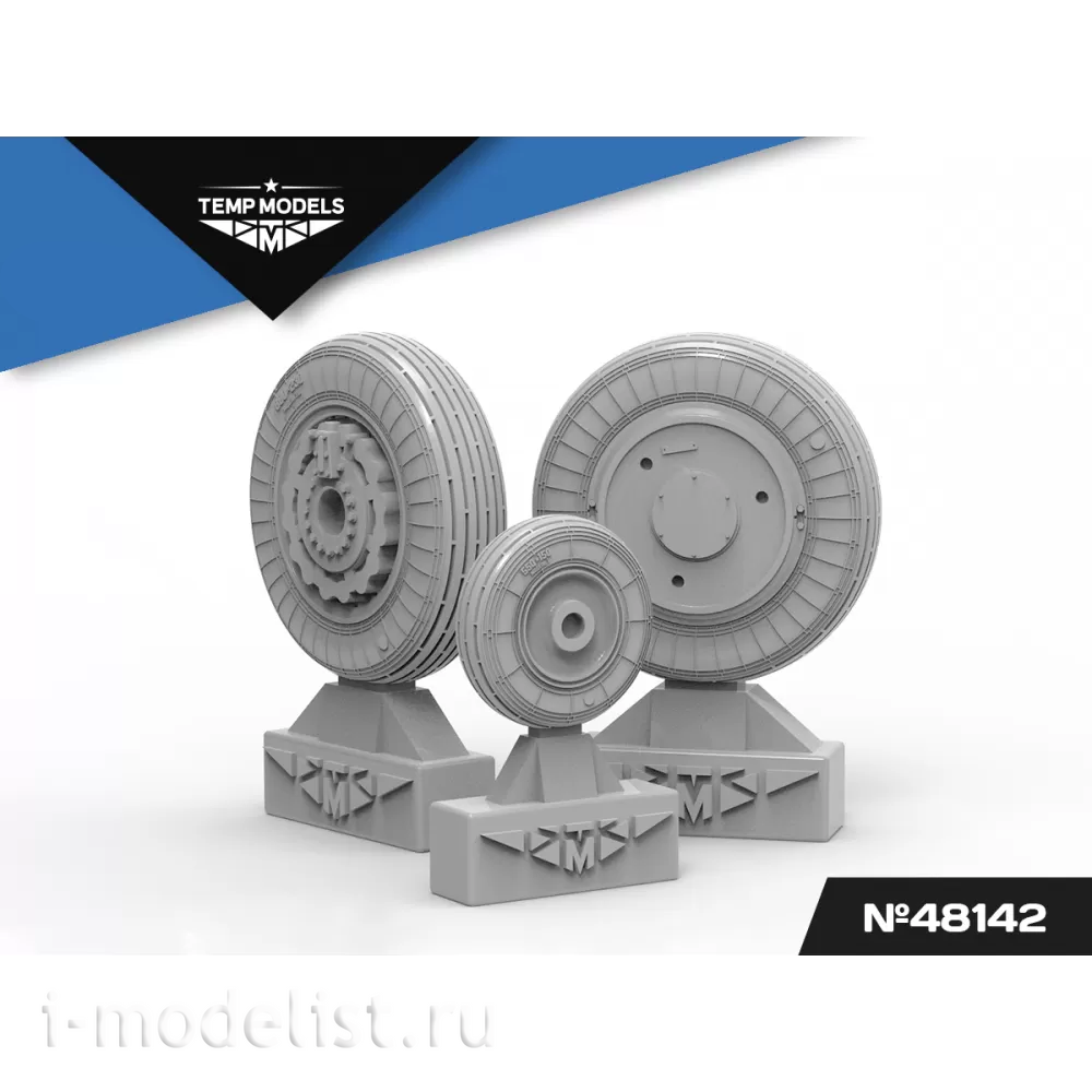 48142 TEMP MODELS 1/48 Колеса шасси Я-141