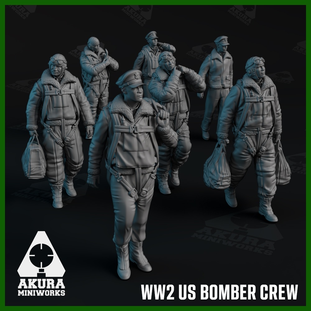 79031 SX-Art 1/72 Экипаж бомбардировщика США периода Второй мировой войны (7 фигур)