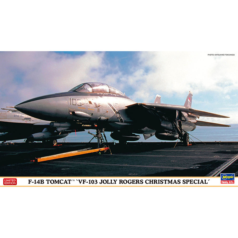02391 Hasegawa 1/72 Истребитель F-14B Tomcat 'VF-103 Jolly Rogers Christmas Special'