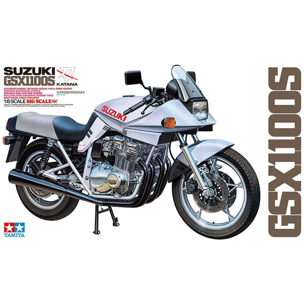 16025 Tamiya 1/6 Мотоцикл Suzuki GSX1100S Katana