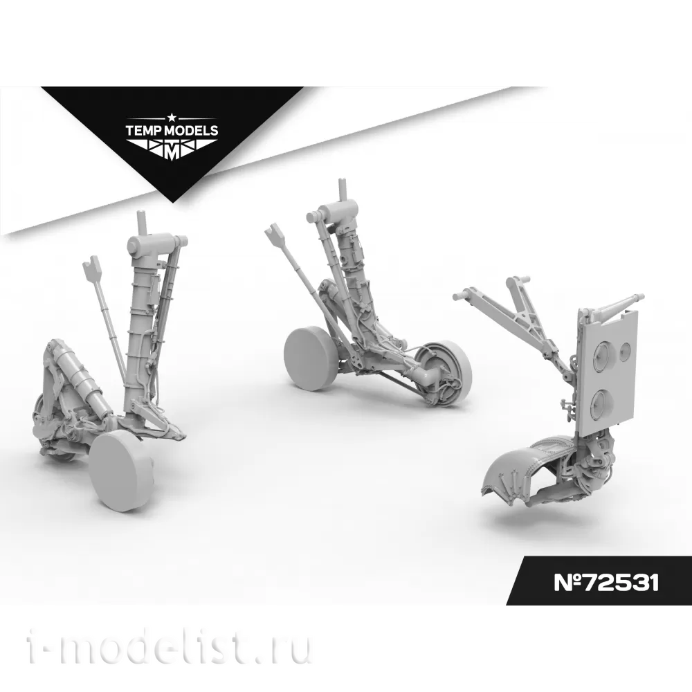 72531 TEMP MODELS 1/72 Набор стоек шасси М-31