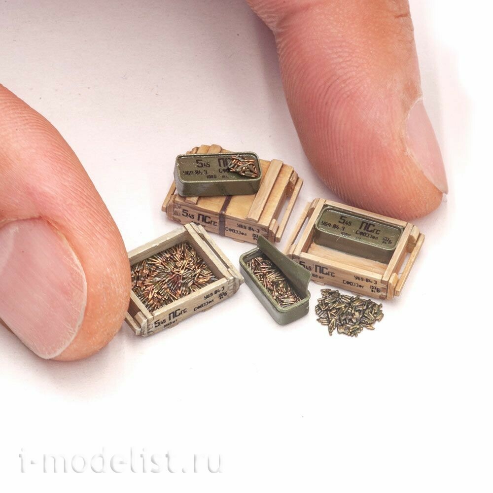 S-297 MiniWarPaint 1/35 Боеприпасы и тара 5,45х39