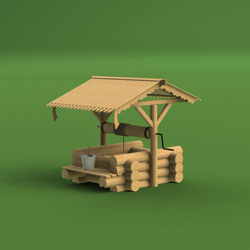 3501 СВмодель 1/35 Деревенский колодец