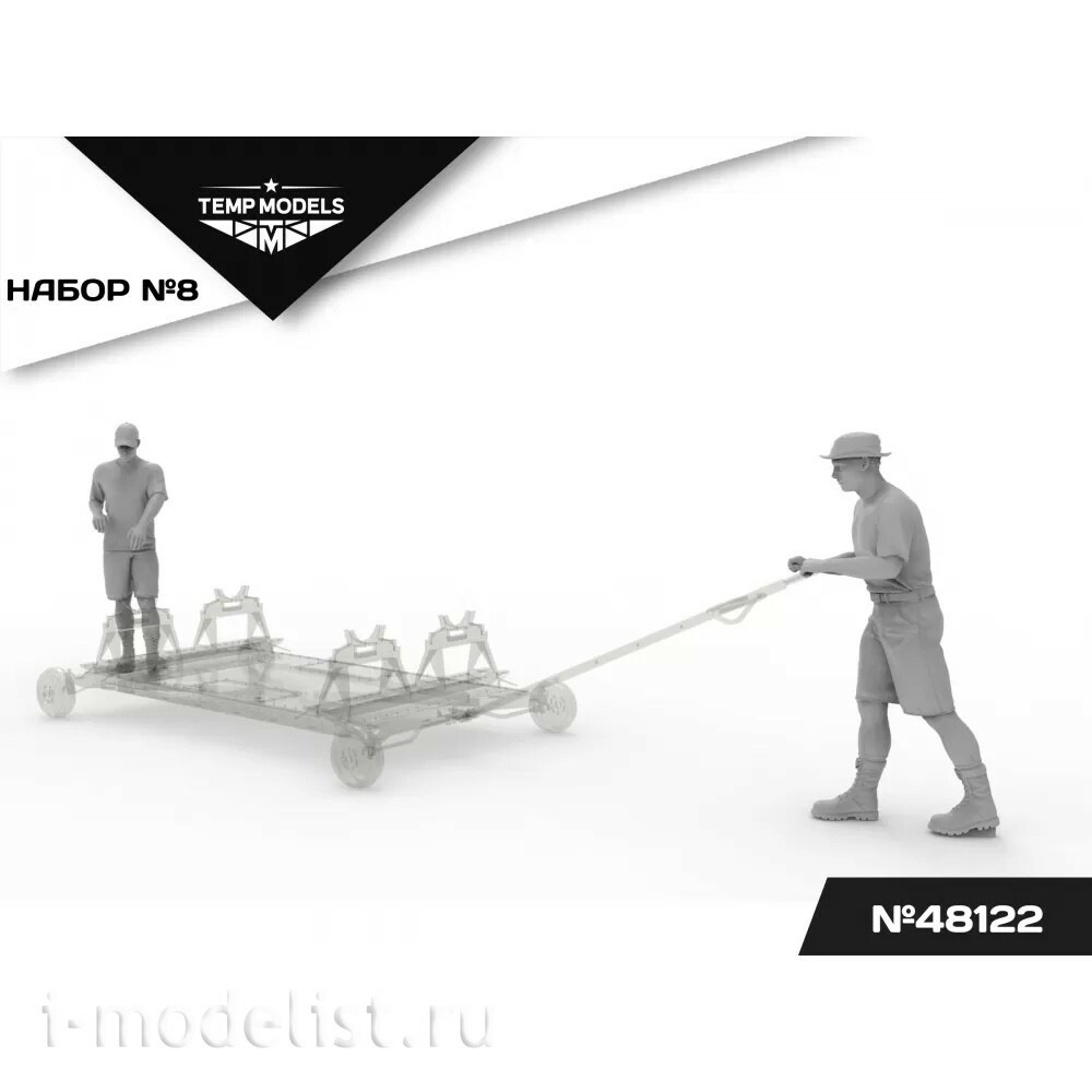 48122 TEMP MODELS 1/48 Техники ВКС РФ (Сирия) 2 шт. Набор №8
