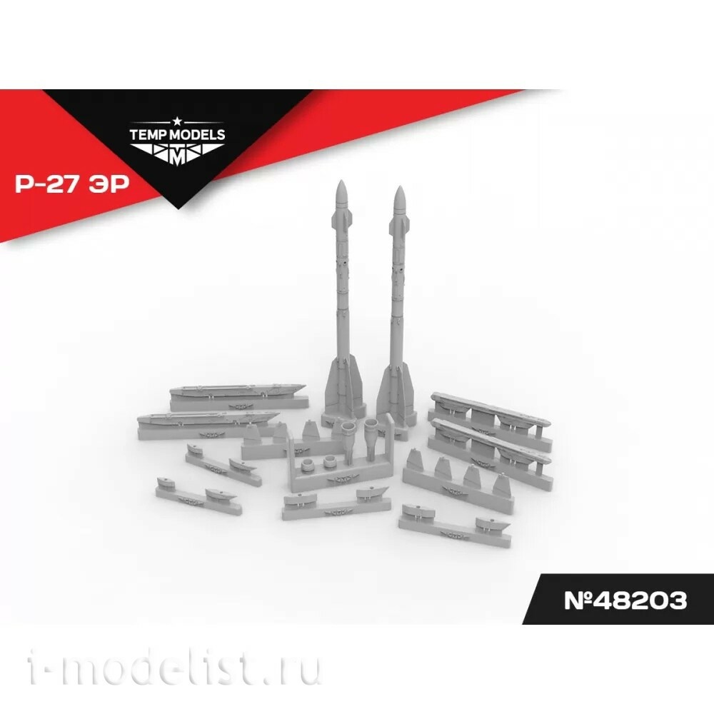 48203 TEMP MODELS 1/48 Управляемая ракета Р-27 ЭР