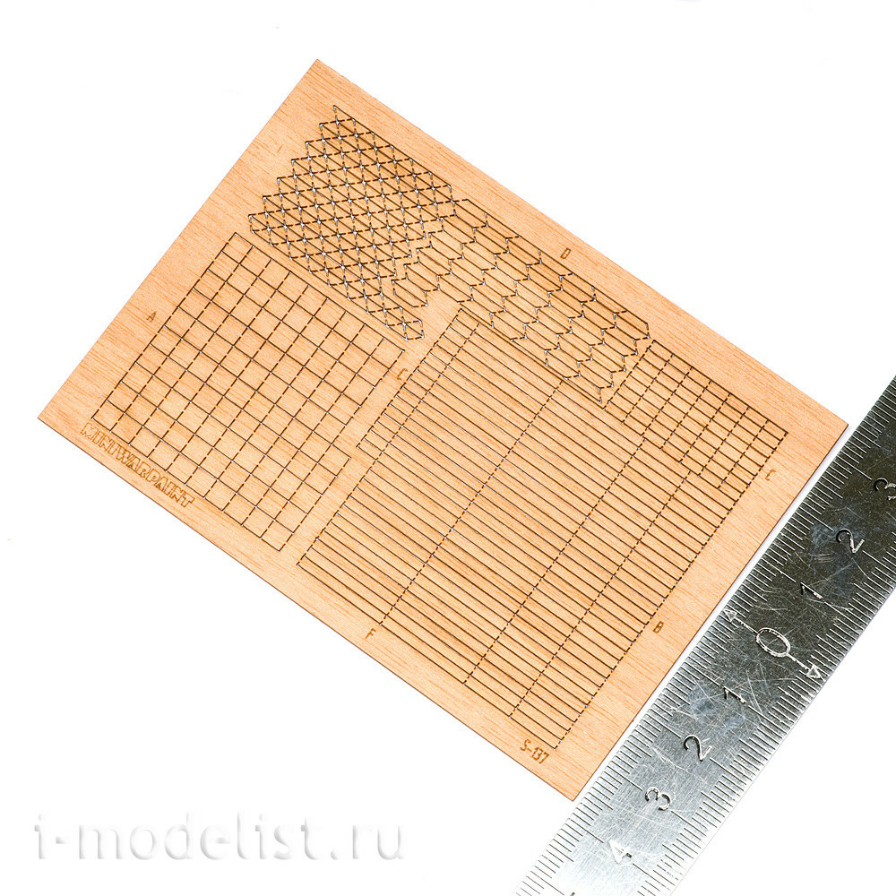 S-137 MiniWarPaint Паркет наборный Версальский квадрат, размер M