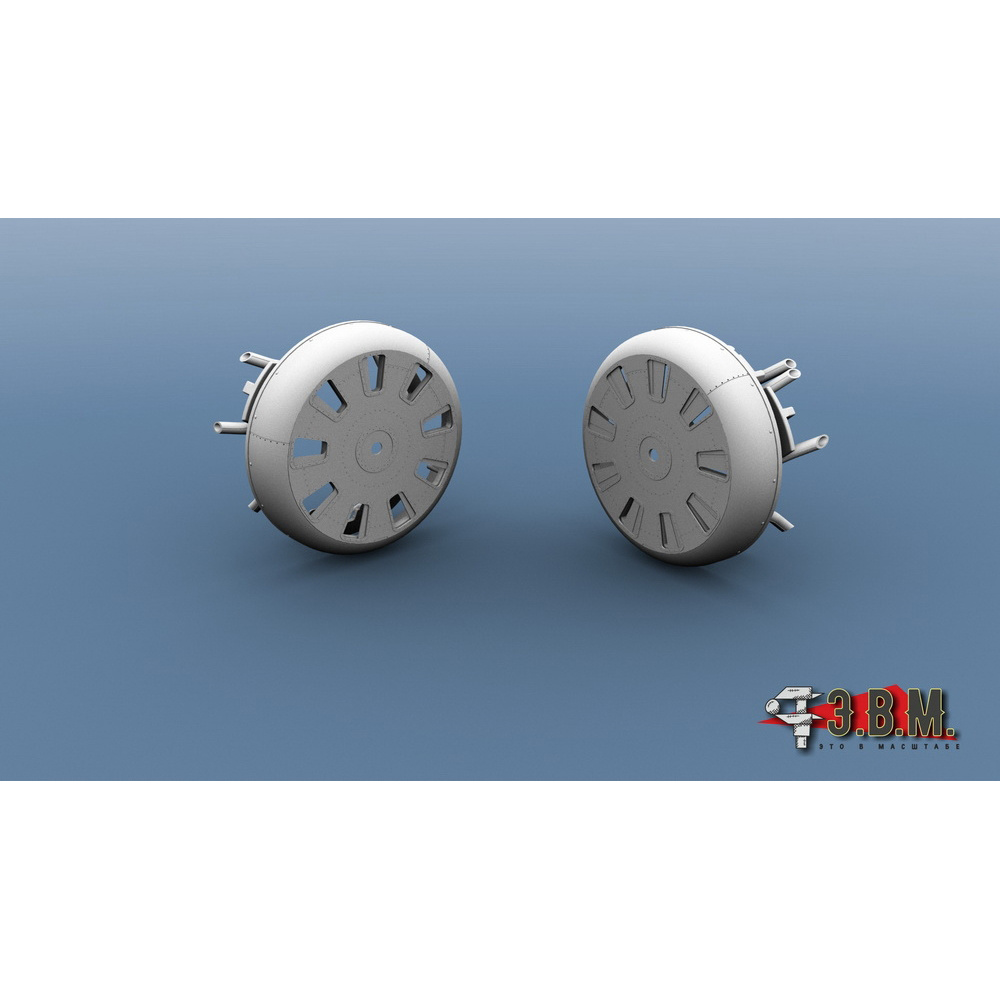 RS72034 Э.В.М. 1/72 Облицовка капота для И-16 (без воздухозаборника) и выхлопные патрубки