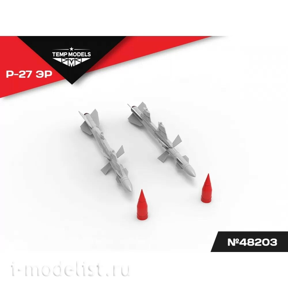 48203 TEMP MODELS 1/48 Управляемая ракета Р-27 ЭР