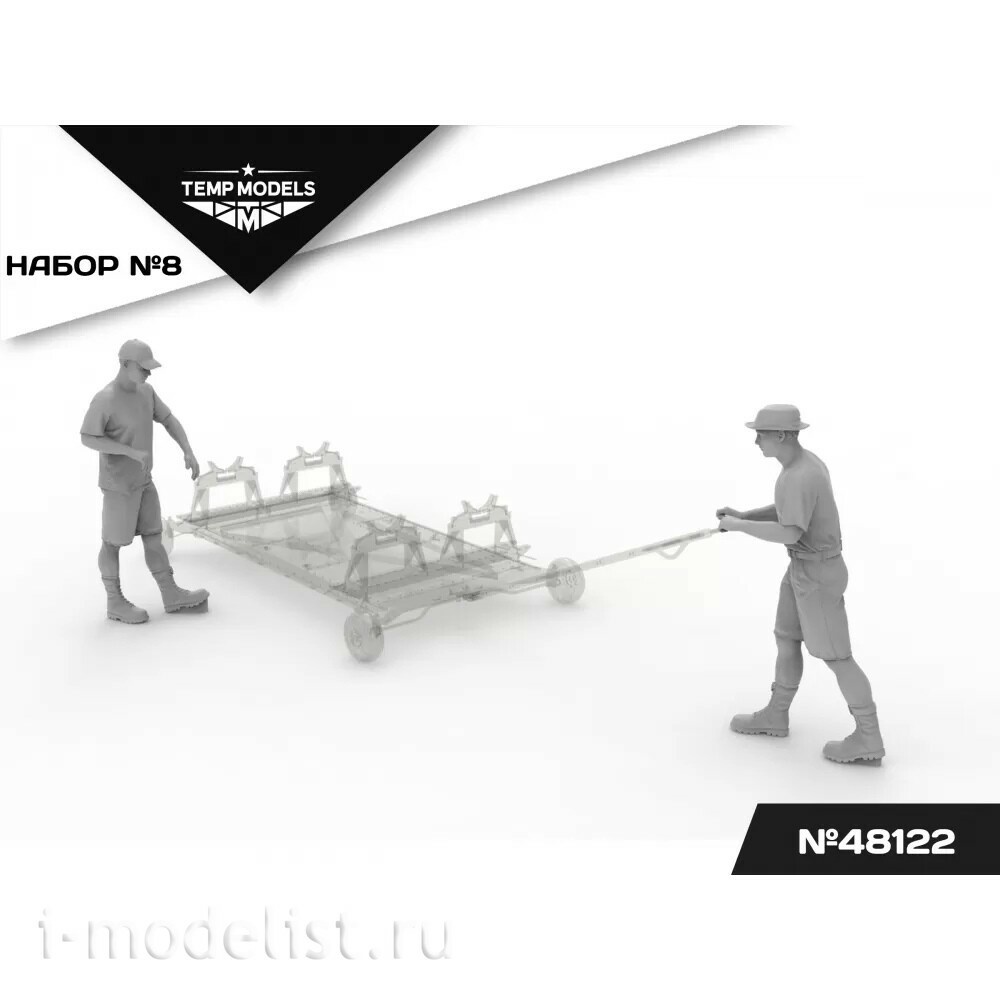 48122 TEMP MODELS 1/48 Техники ВКС РФ (Сирия) 2 шт. Набор №8