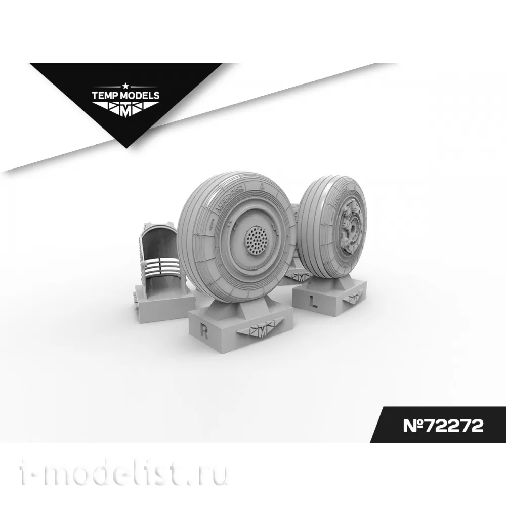 72272 TEMP MODELS 1/72 Колеса шасси С-27