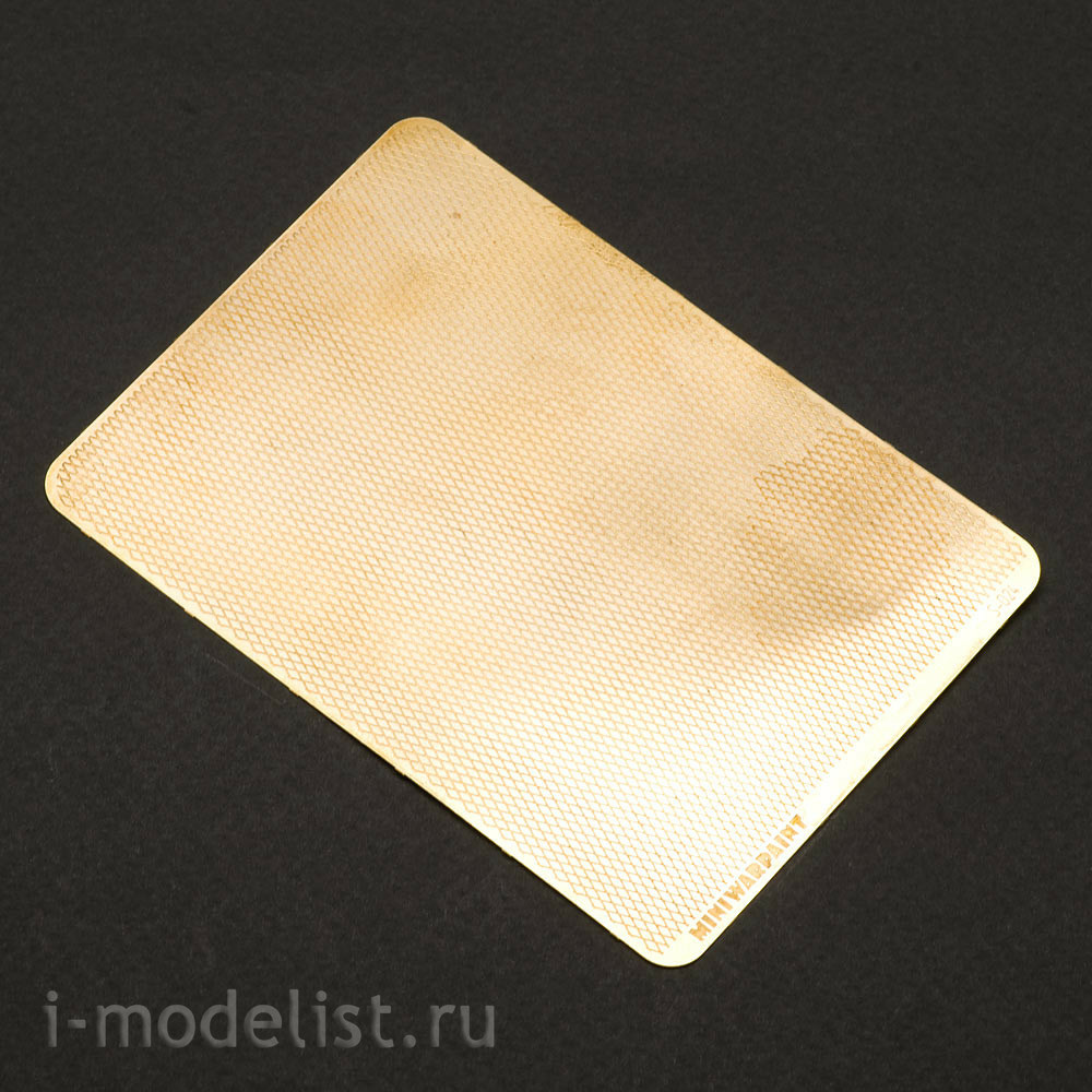 S-024 MiniWarPaint Лист рифленый ромб, размер L, тип 1