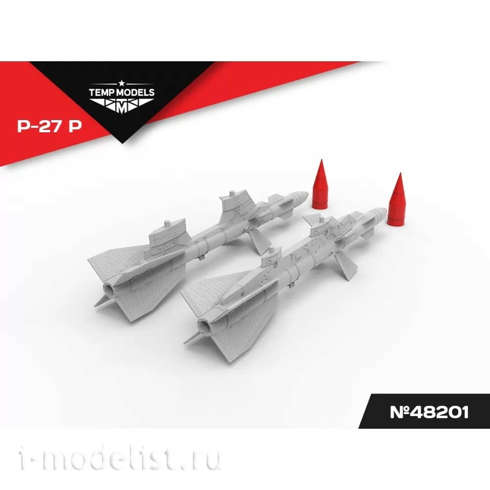 48201 TEMP MODELS 1/48 Управляемая ракета Р-27 Р