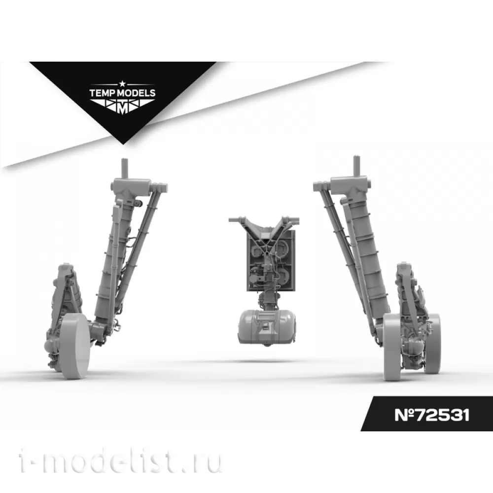 72531 TEMP MODELS 1/72 Набор стоек шасси М-31