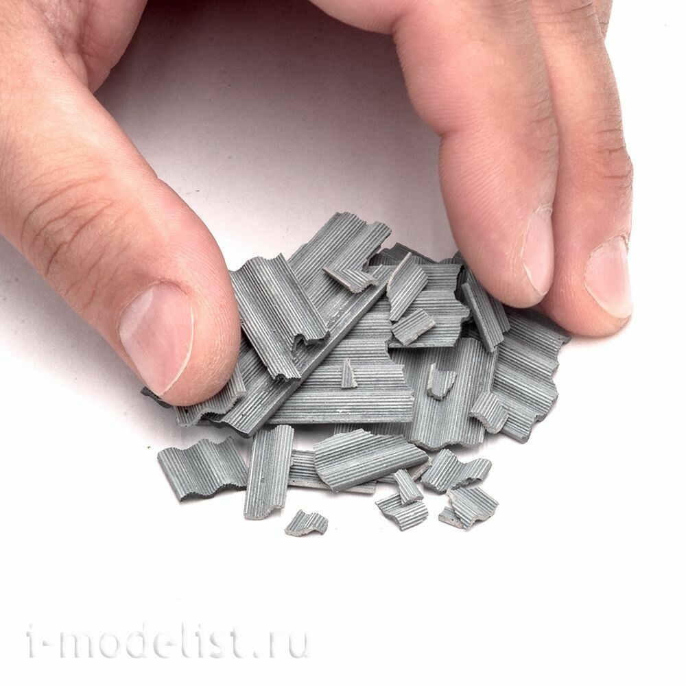 T-134 MiniWarPaint Инструмент (молд) для создания шифера асбестового, размер L	