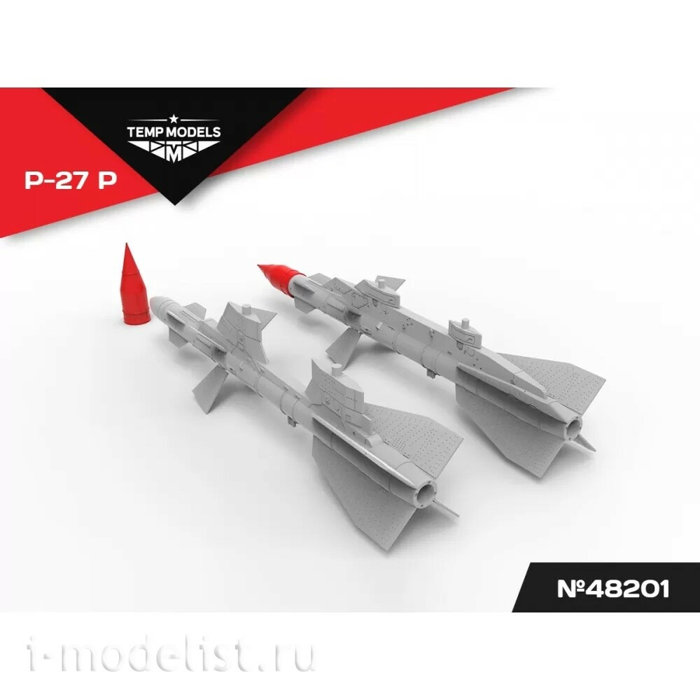 48201 TEMP MODELS 1/48 Управляемая ракета Р-27 Р