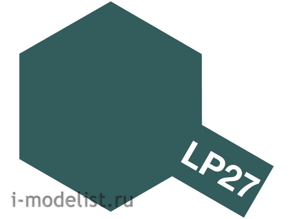 82127 Tamiya LP-27 German Grey (немецкая серая) Лаковая краска 10мл.