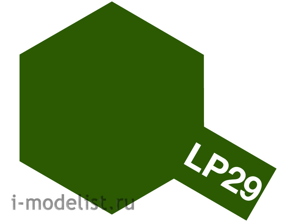 82129 Tamiya LP-29 Olive Drab 2 (оливковая серая 2) Лаковая краска 10мл.