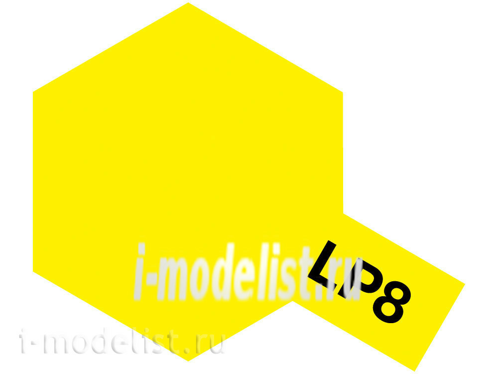 82108 Tamiya LP-8 Pure Yellow (Желтая глянцевая) Лаковая краска 10мл