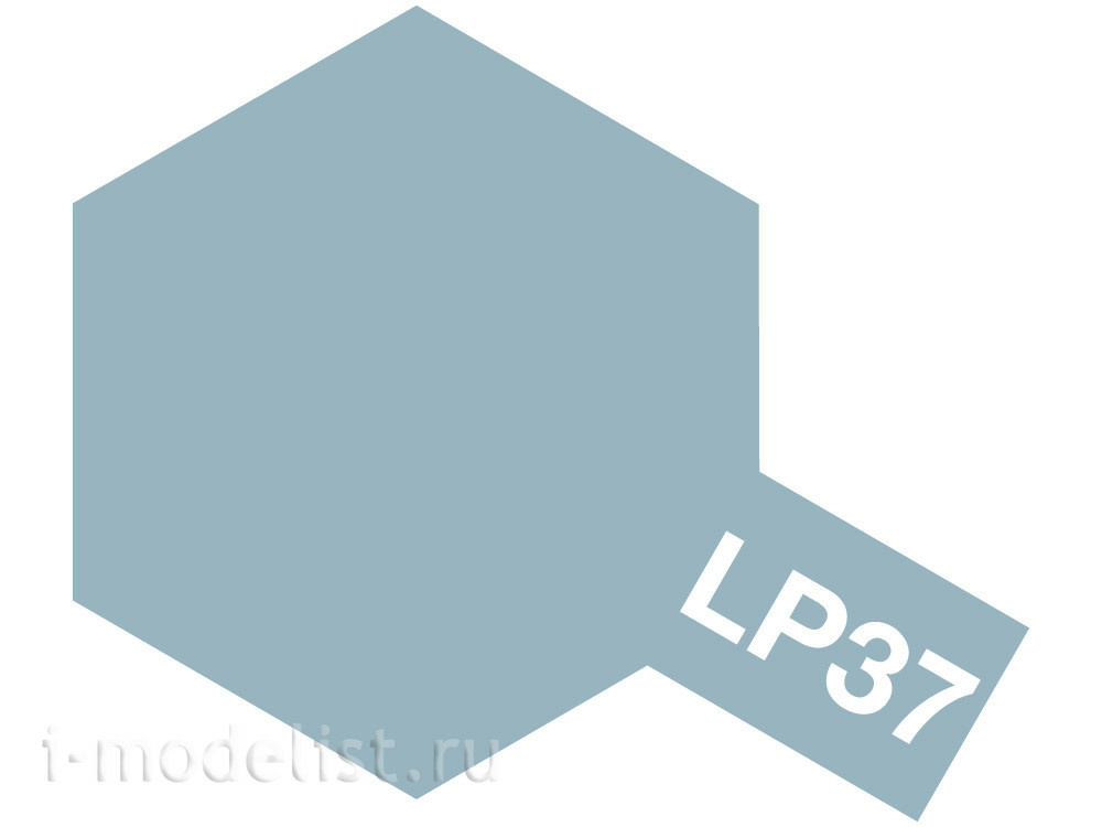 82137 Tamiya LP-37 Light Ghost Gray (Светло-серая призрачная) краска лаковая, 10 мл.