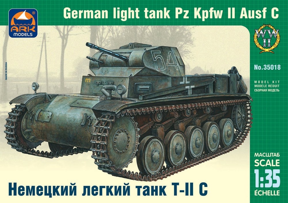 35018 ARK-models 1/35 Немецкий лёгкий танк Т-II C