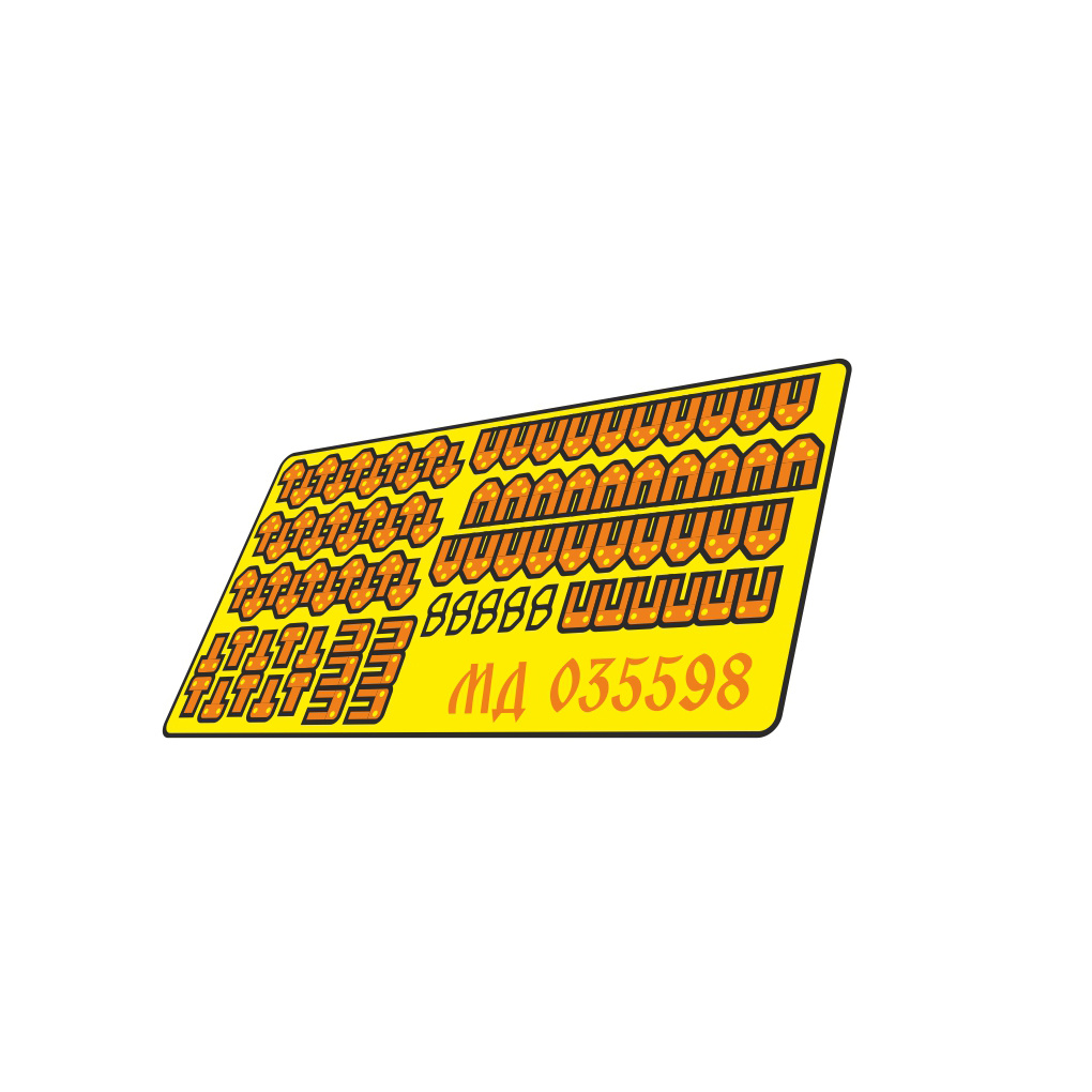 035598 Микродизайн 1/35 Набор фототравления петель для советской БТТ 30 ...