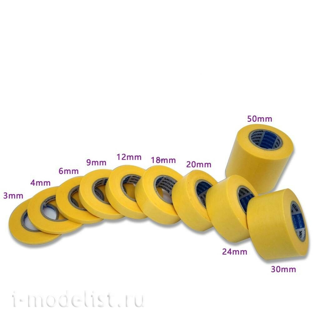 MW-T6 MANWAH Лента малярная 6 мм*18 м