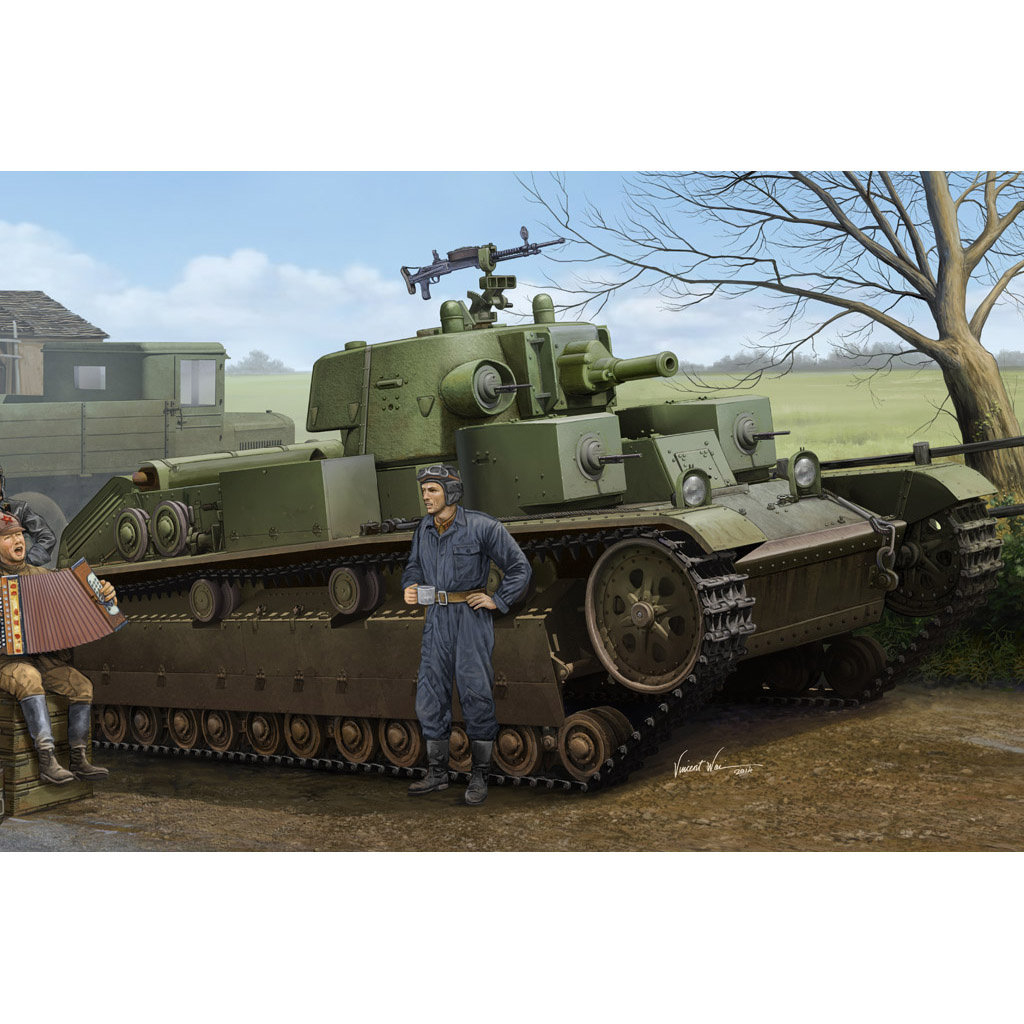 83855 HobbyBoss 1/35 Советский средний танк тип 28 (конусная башня)