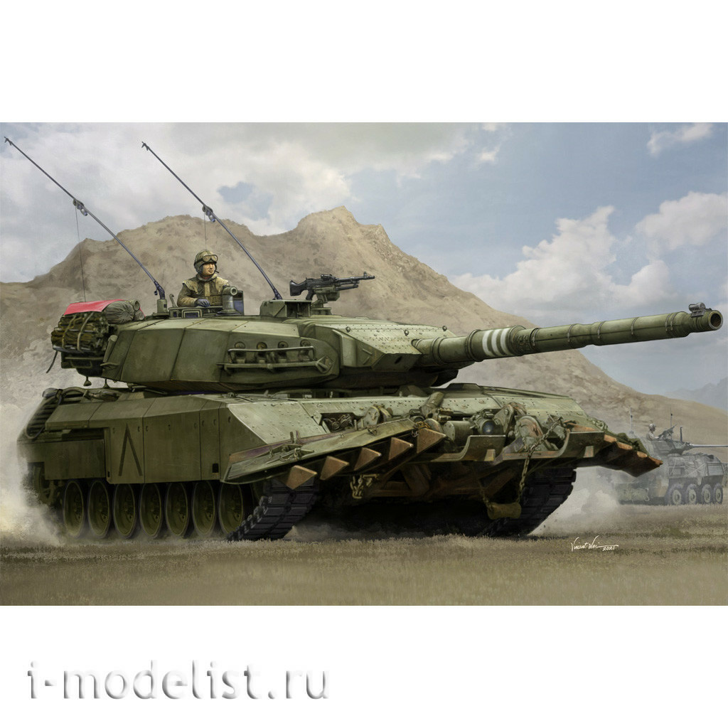 84557 HobbyBoss 1/35 Н емецкий основной боевой танк Leopard C2 MEXAS с TWMP