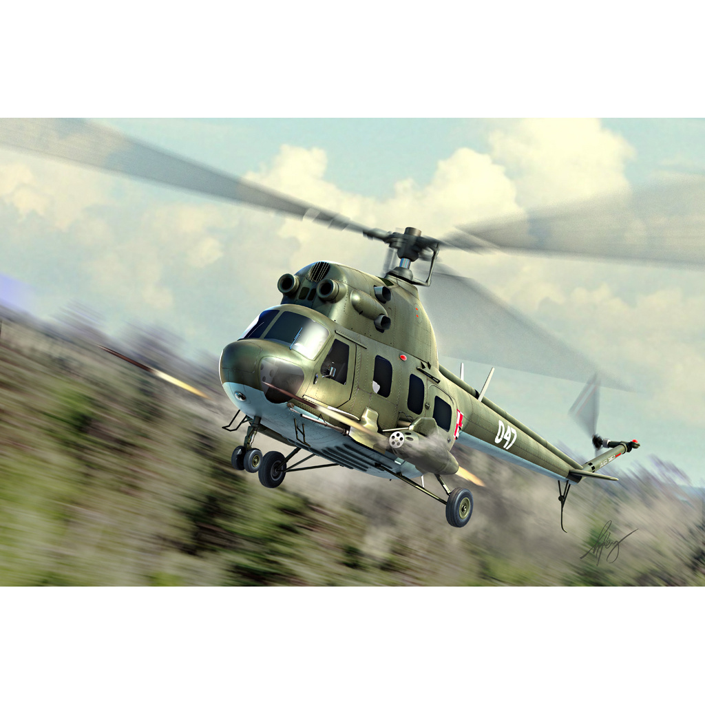 87243 Hobby Boss 1/72 Советский вертолёт Mu-2URN Hoplite