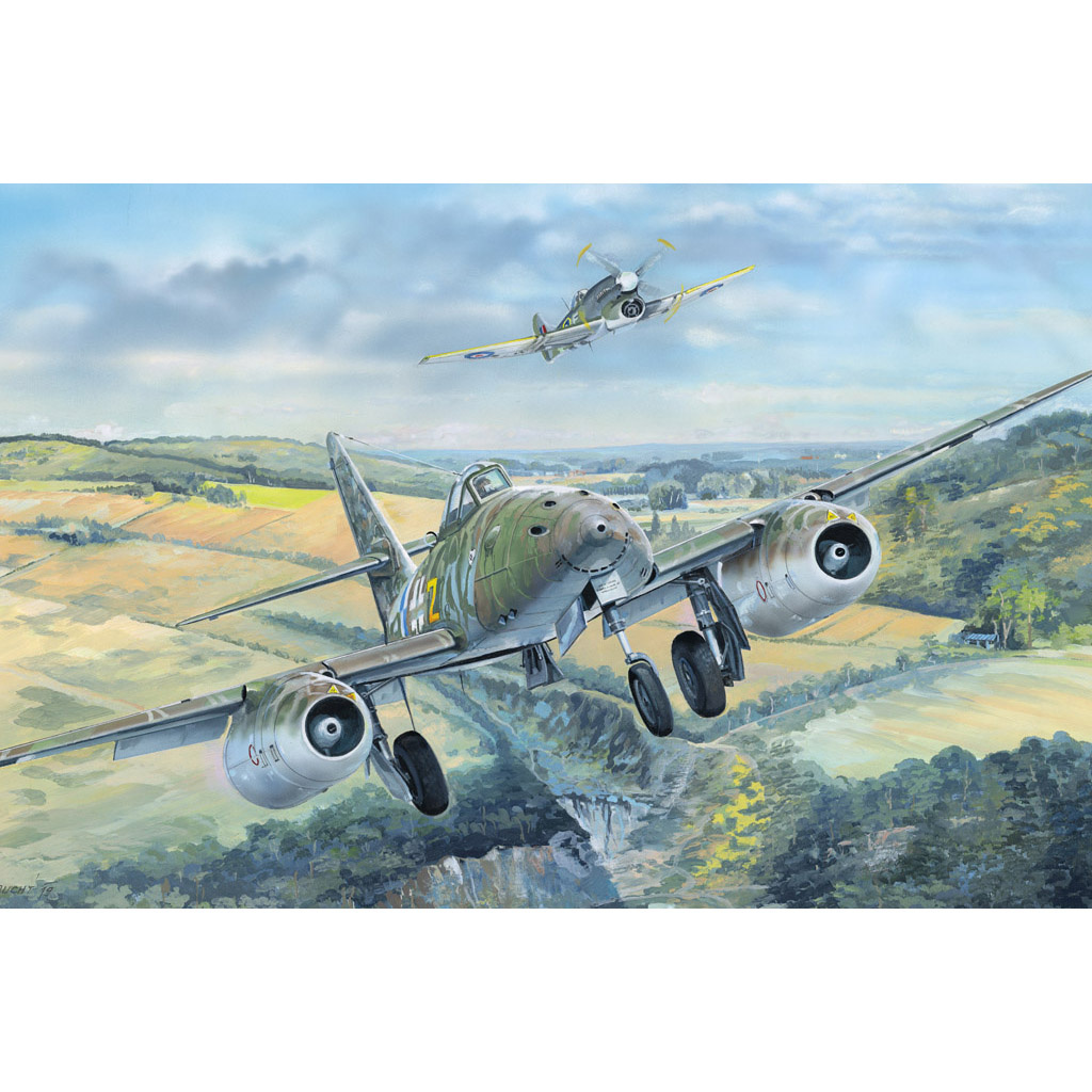 81805 HobbyBoss 1/18 Немецкий реактивный истребитель Me262 A-1a