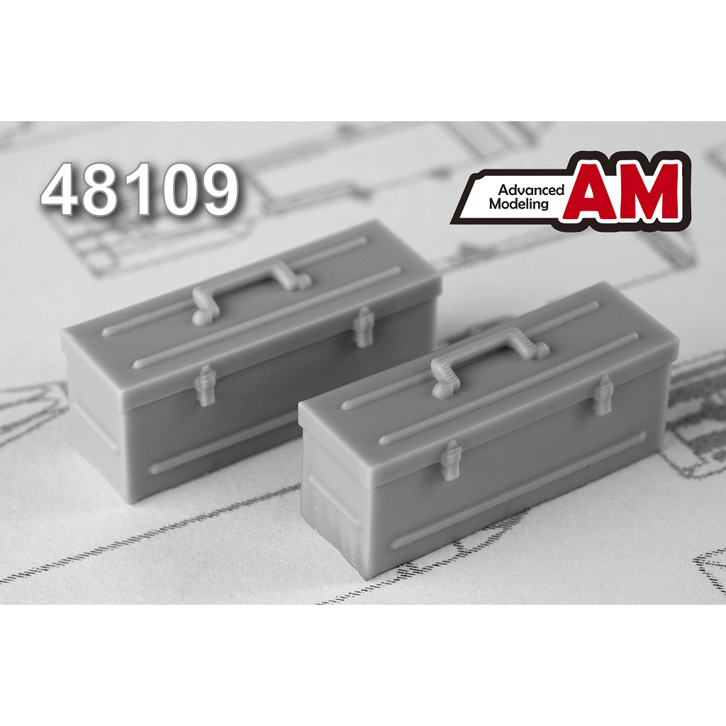 AMC48109 Advanced Modeling 1/48 Инструментальный ящик (в комплекте два ящика)