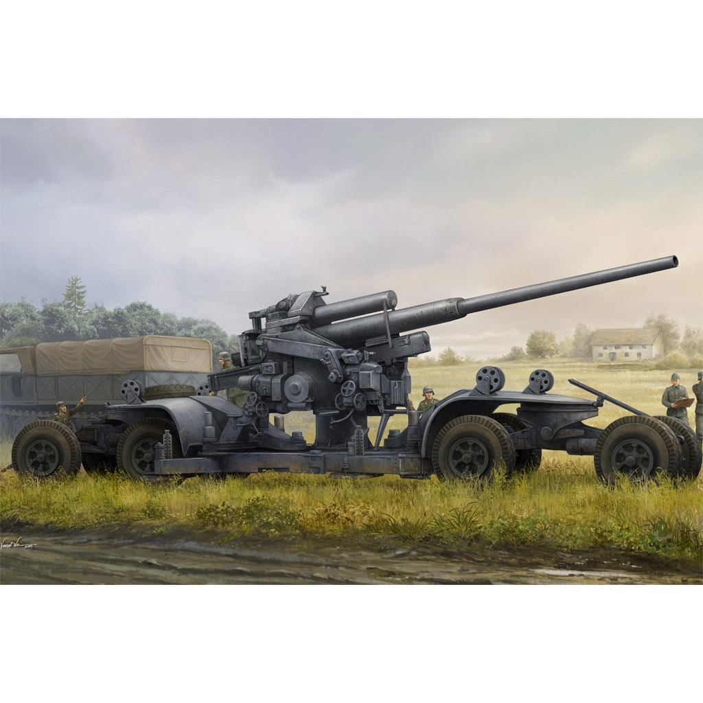 84545 HobbyBoss 1/35 Немецкое 12,8 см зенитное орудие Flak-40