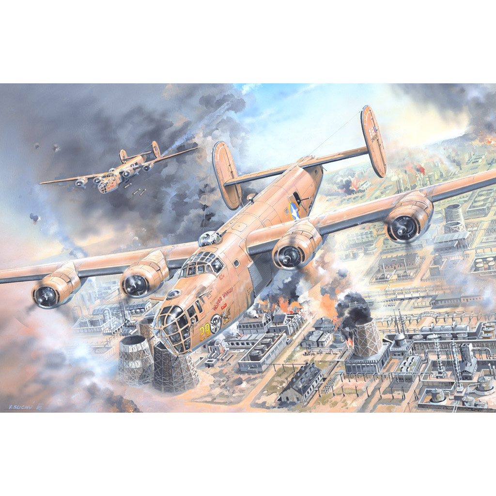83212 HobbyBoss 1/32 Американский тяжёлый бомбардировщик B-24D Liberator