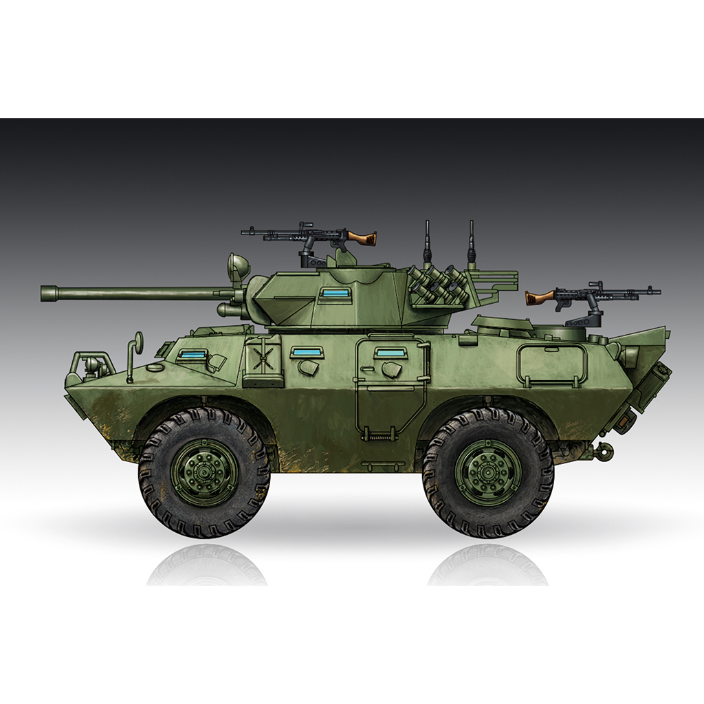 07442 Трубач 1/72 Бронетранспортёр LAV-150 APC 90-мм пушка Mecar