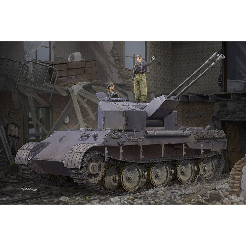 84535 HobbyBoss 1/35 Немецкий Flakpanzer V Ausf.A