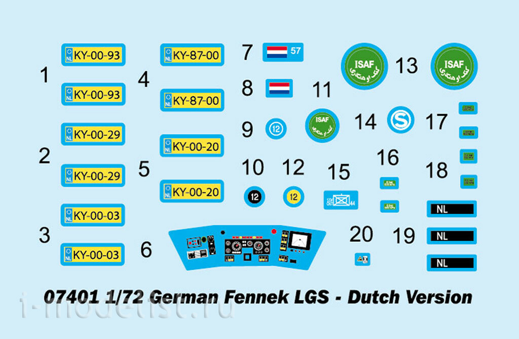 07401 Трубач 1/72 German Fennek LGS - Dutch Version