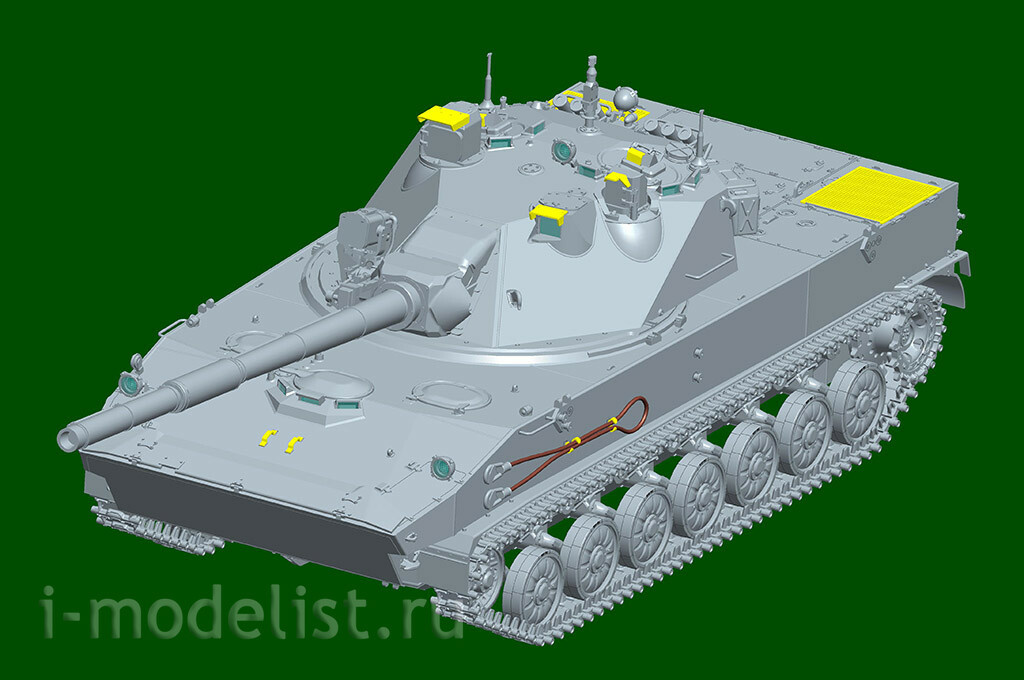 09599 Трубач 1/35 Лёгкий танк-амфибия 2S25 Sprut-SD
