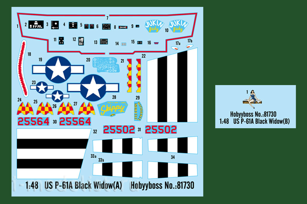 81730 HobbyBoss 1/48 P-61A Black Widow